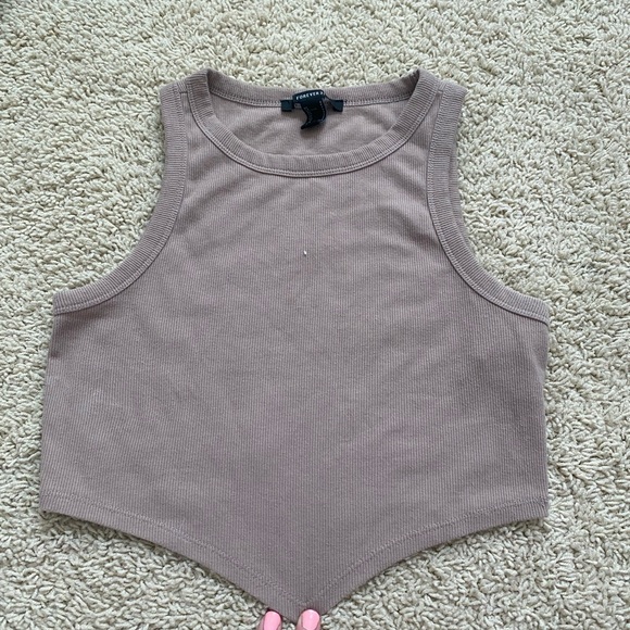 High neck brown top - Picture 2 of 2